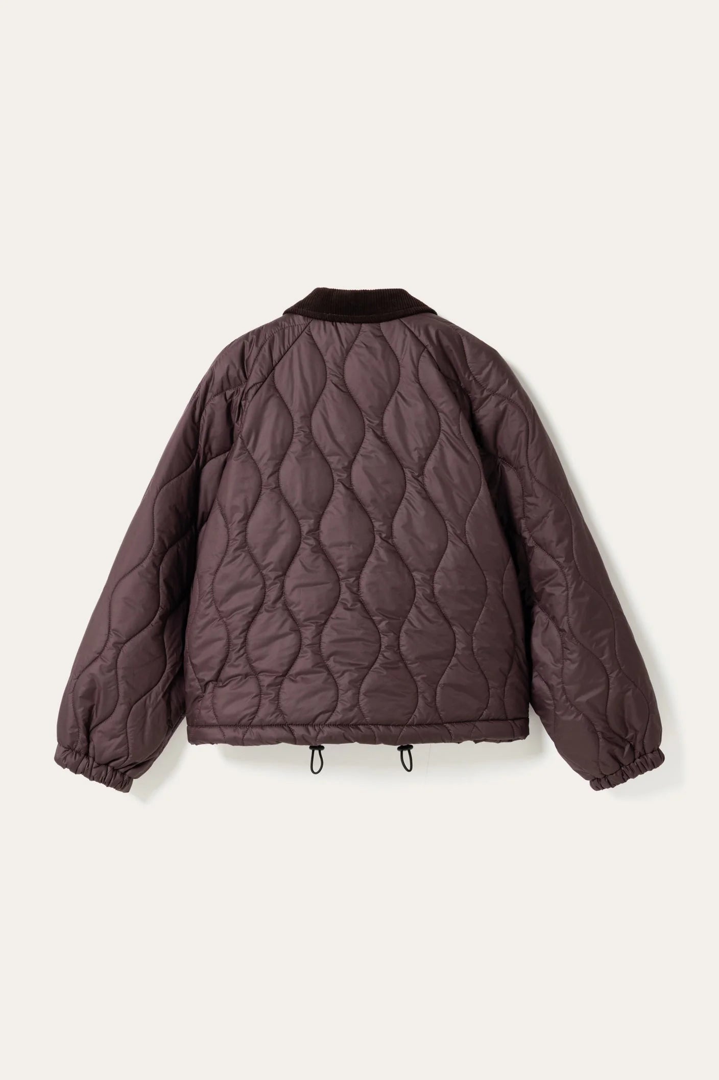 Noella Fig Purple Winter Bloom Marcelina Lightweight Quilted Jacket