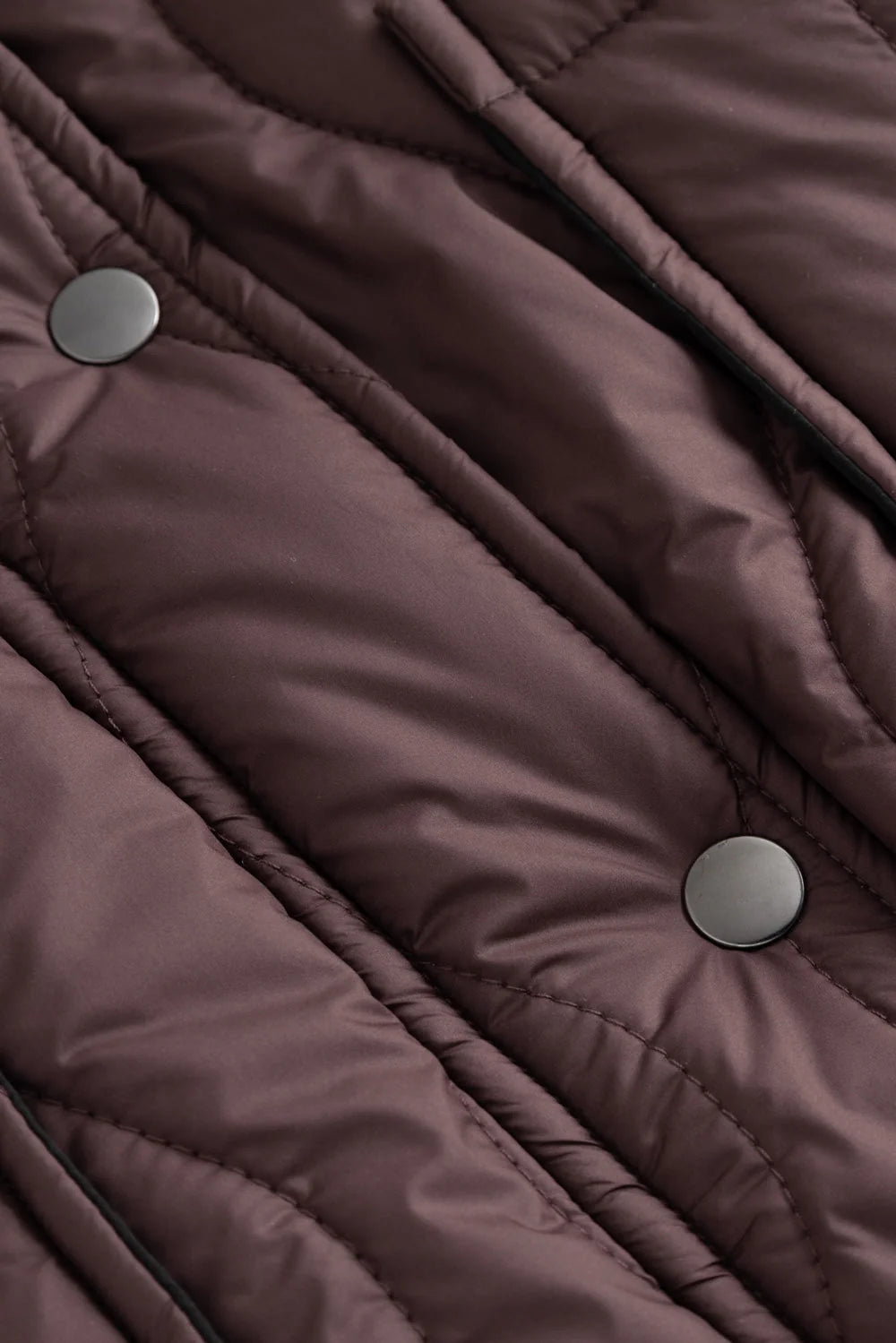 Noella Fig Purple Winter Bloom Marcelina Lightweight Quilted Jacket