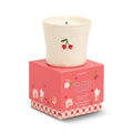 Paddywax Bistro 8oz/226g Cherry Embossed Ceramic Candle - Smoked Cherry