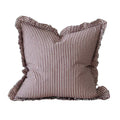 Darcy Burgundy Stripe Cushion Cushion Cover 45x45cm