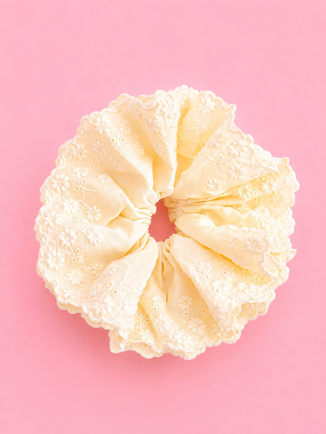 Butter Yellow Layer Scrunchie