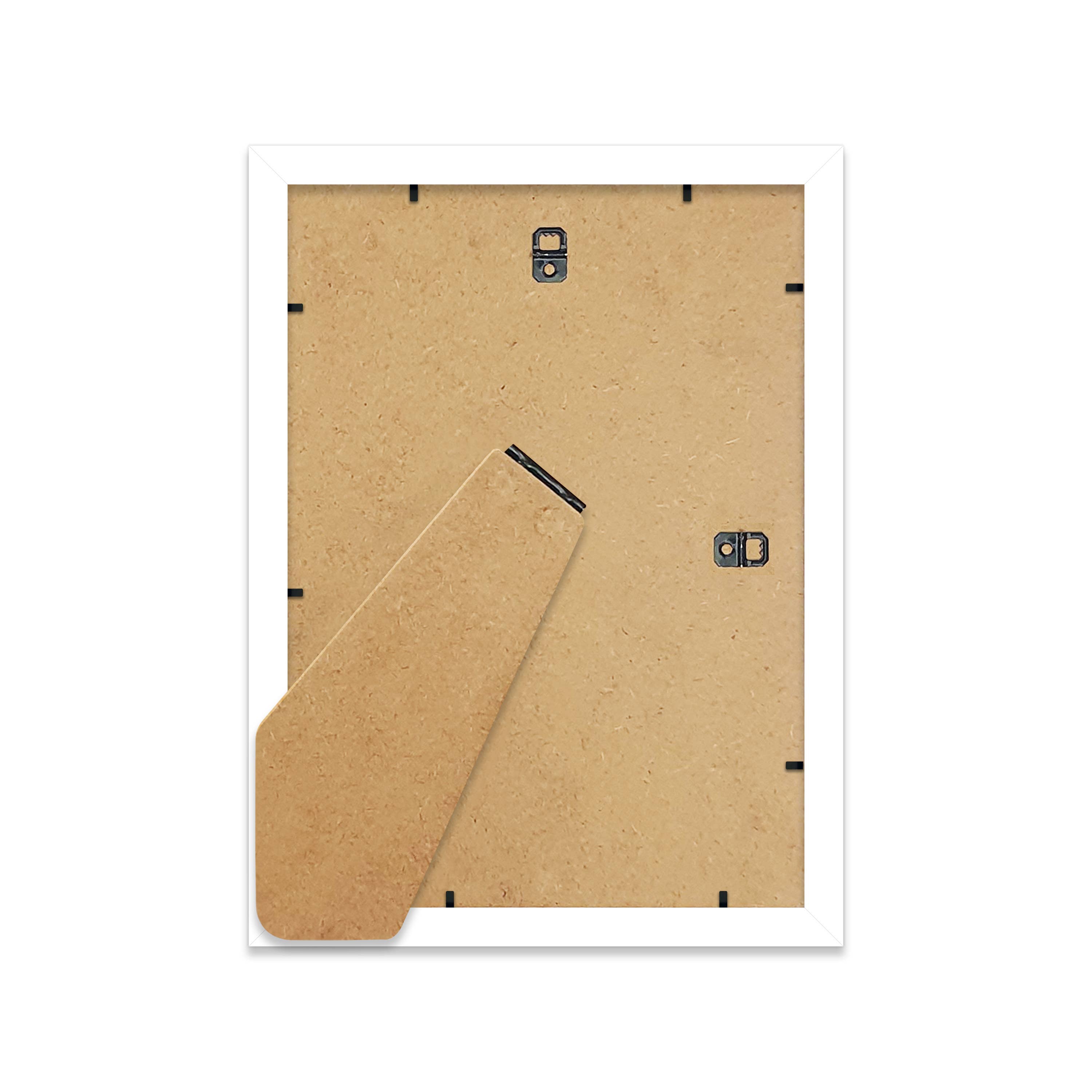 White A4 Picture Frame With mount for A5