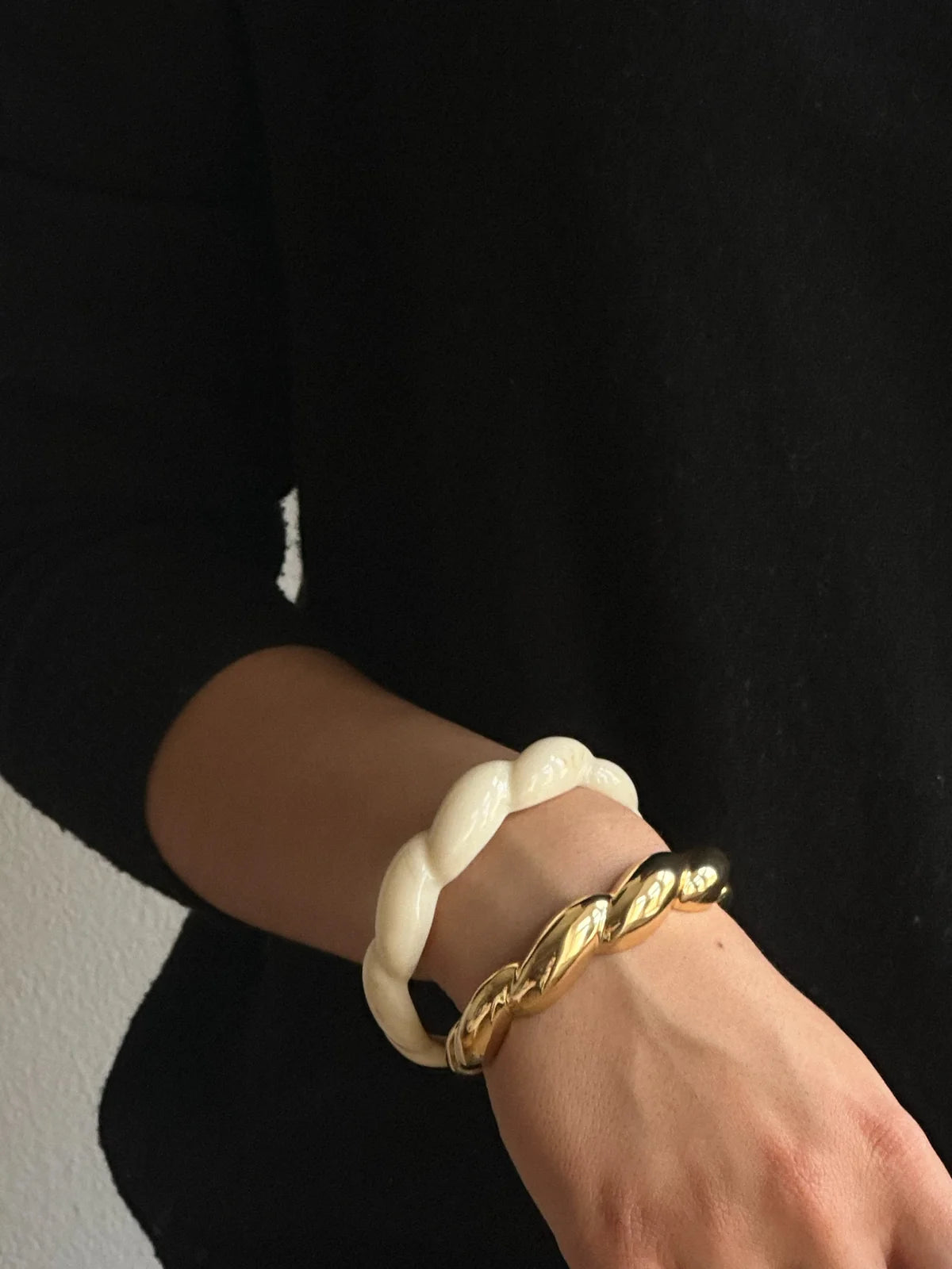 Pico Copenhagen Ivory Vanessa Resin Bracelet