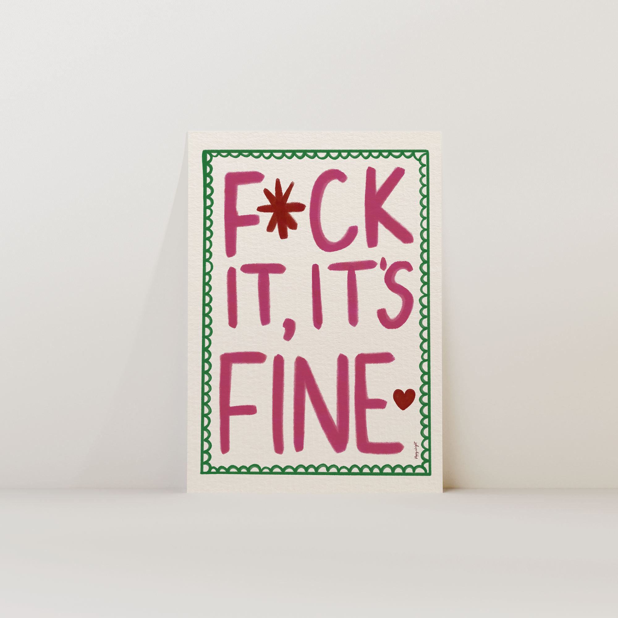 F*ck It, It's Fine Print