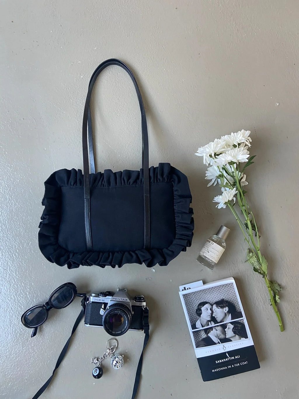 BAGGY London Black Bowler Bag