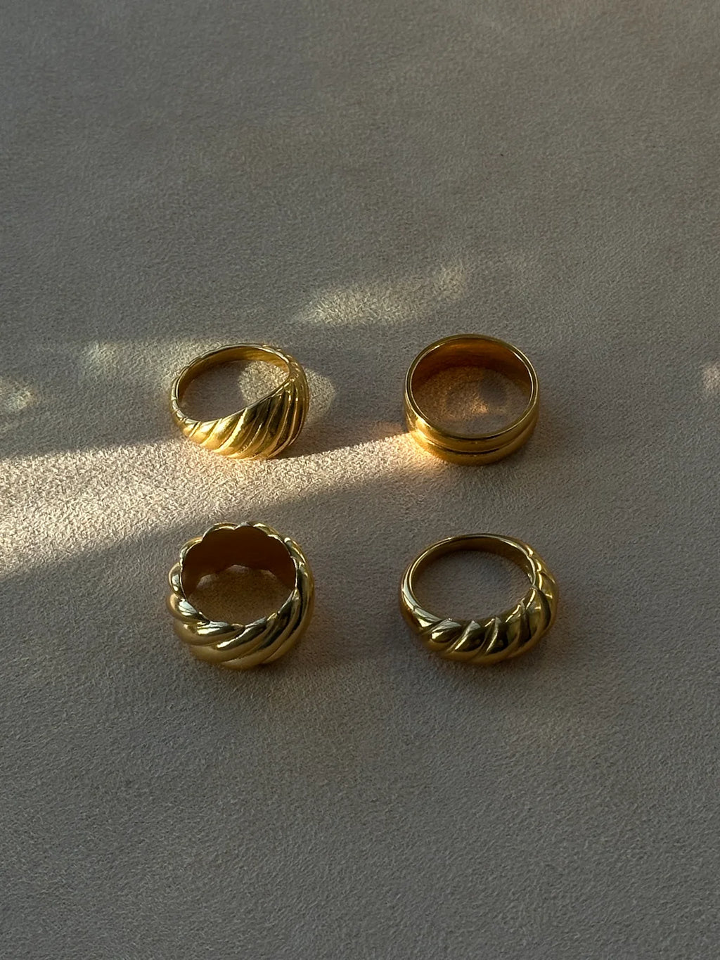 Pico Copenhagen Goldplated Stainless Steel Thalassa Ring
