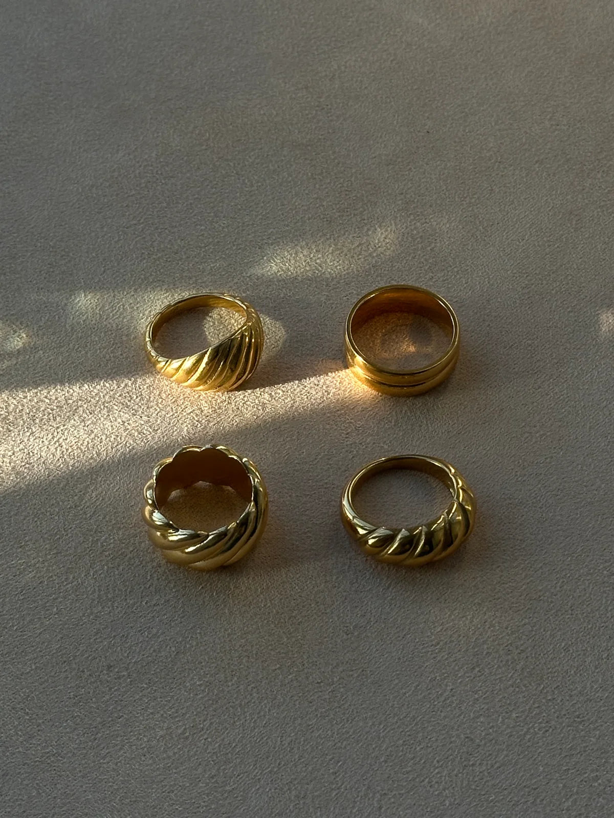 Pico Copenhagen Goldplated Stainless Steel Thalassa Ring