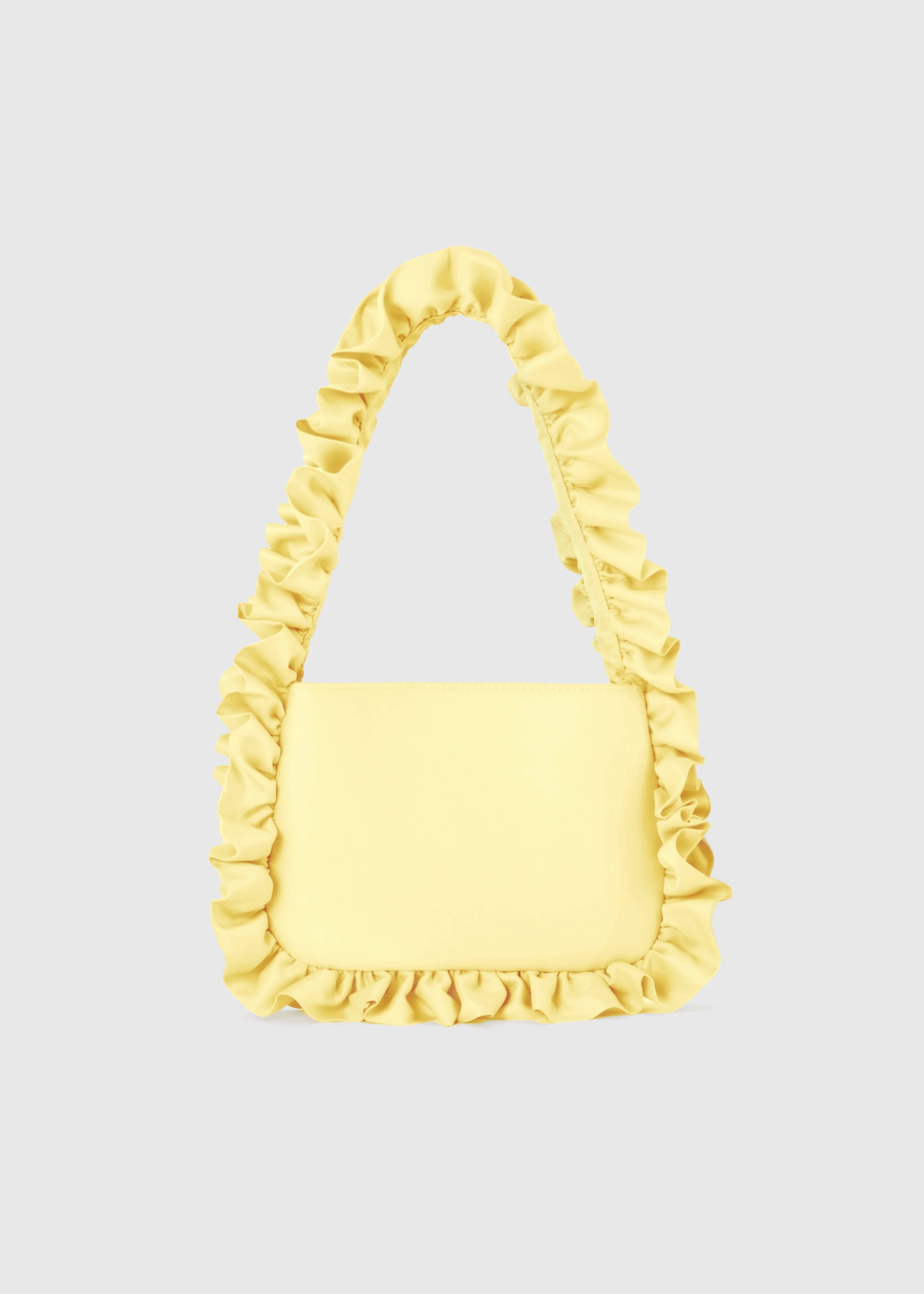 BAGGY London Butter Yellow Baguette Bag