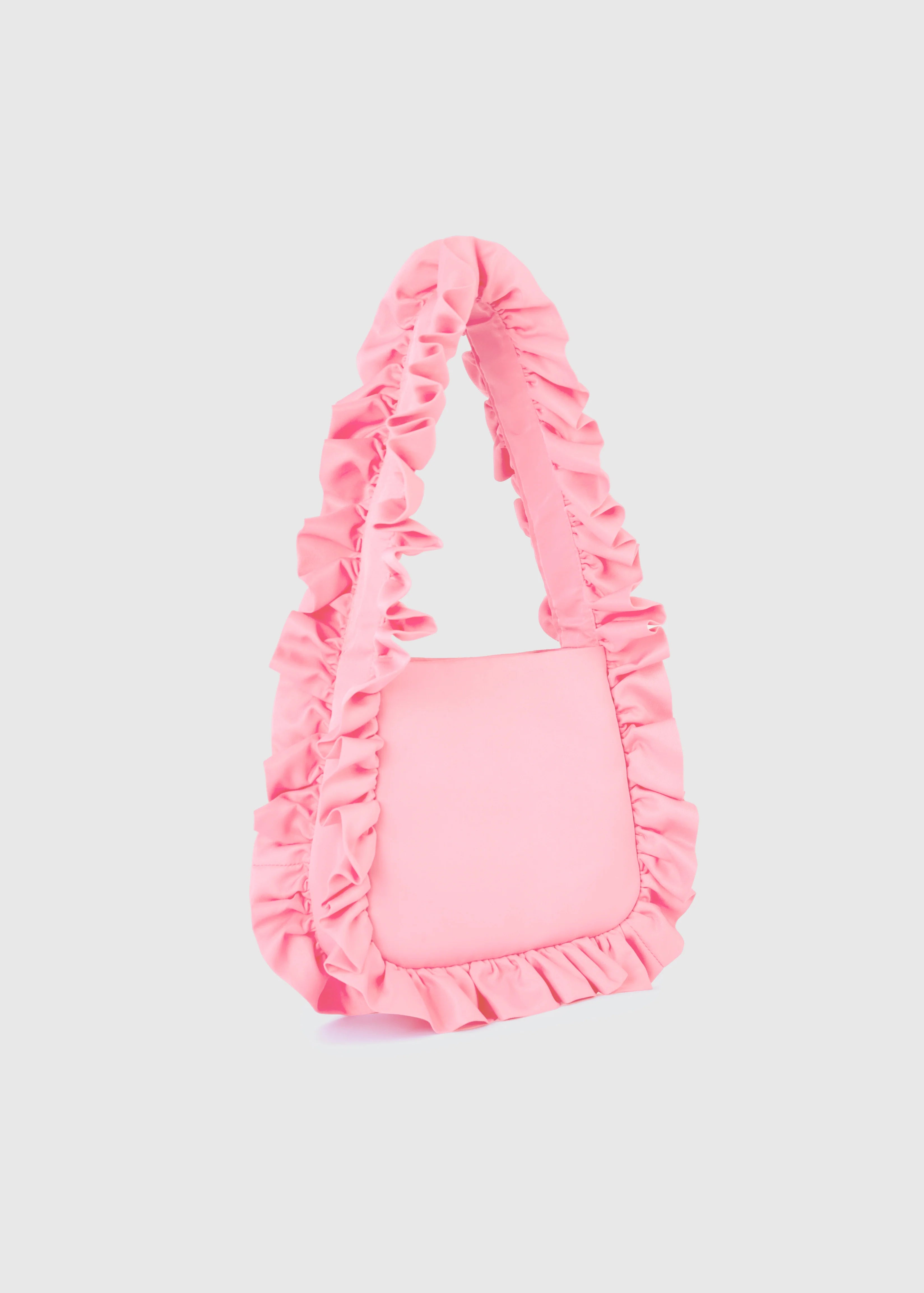 BAGGY London Baby Pink Original Ruffle Bag