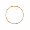 Orelia Pearl Tennis Bracelet 18k Gold Plated