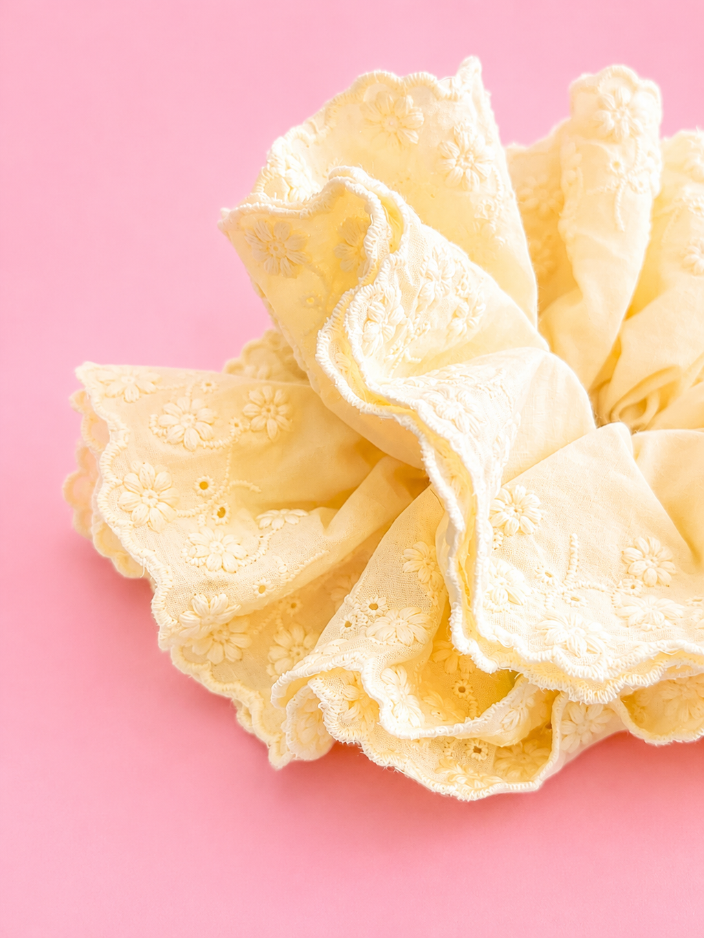 Butter Yellow Layer Scrunchie