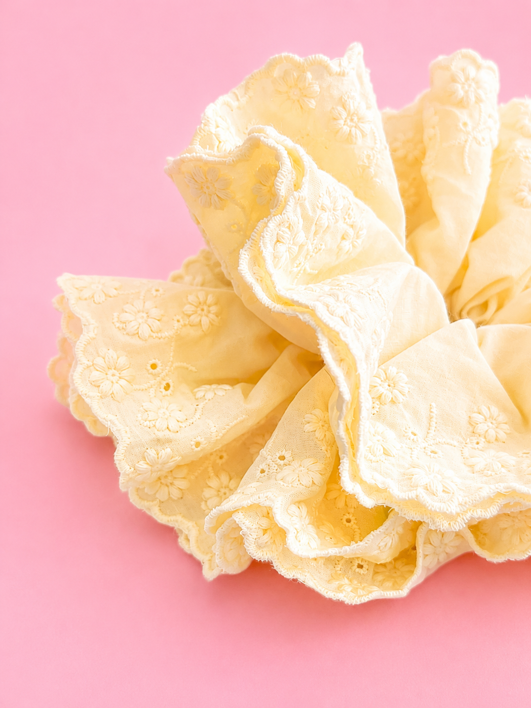 Butter Yellow Layer Scrunchie