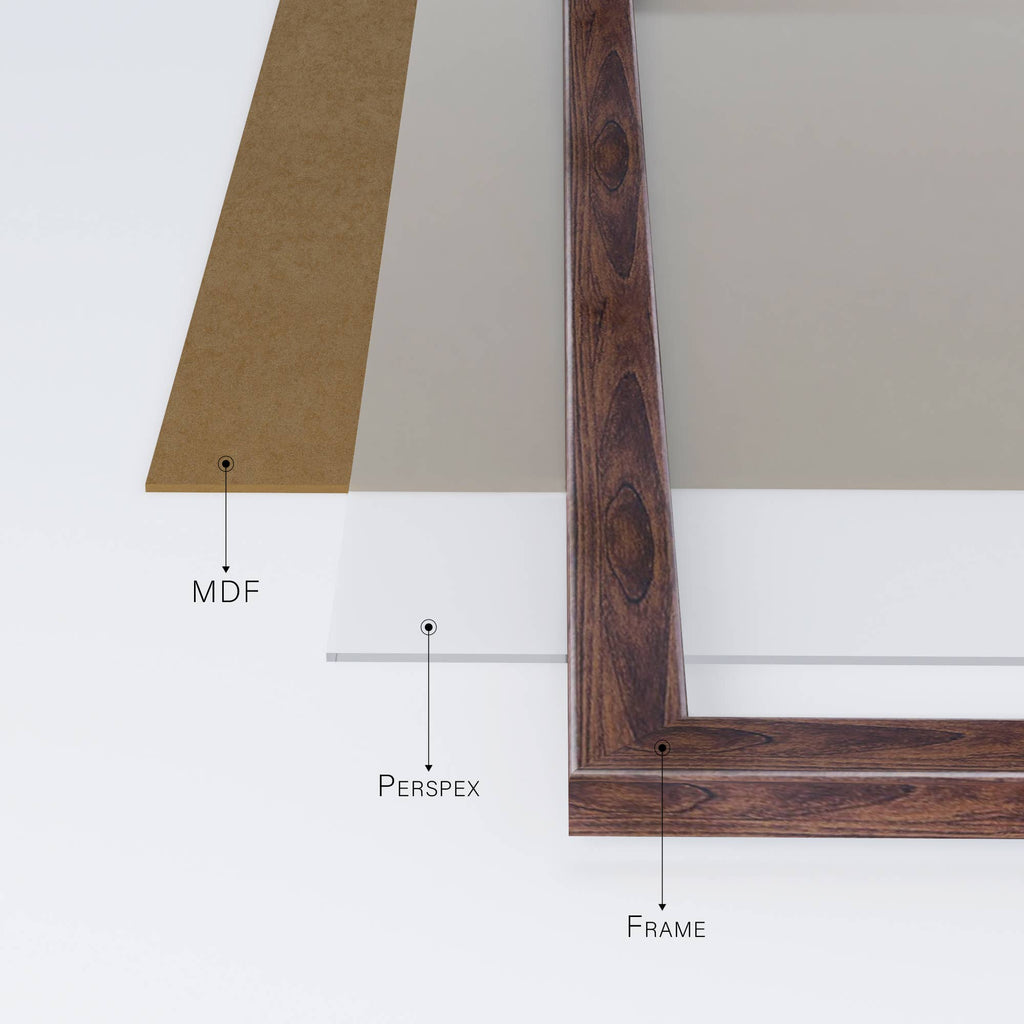 Walnut A5 Picture Frame