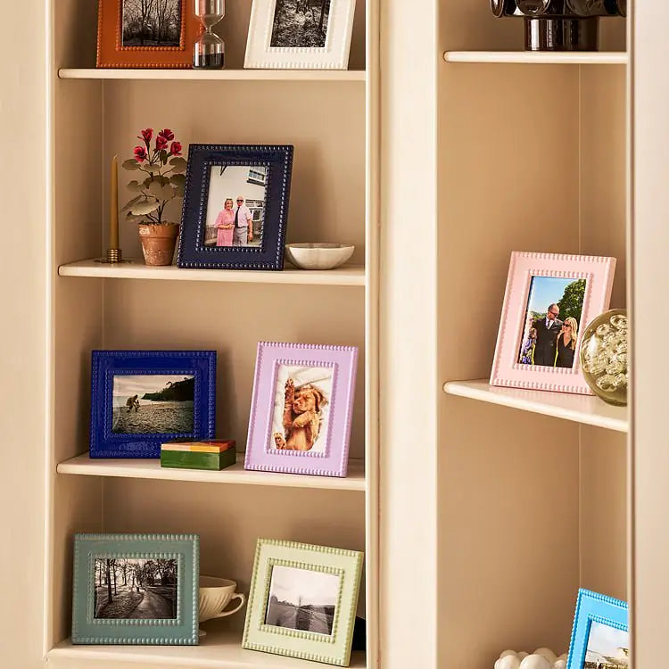 Light Pink Bobbin Lacquer Photo Frame