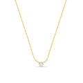 Orelia Fine Crystal Collar Necklace 18k Gold Plated