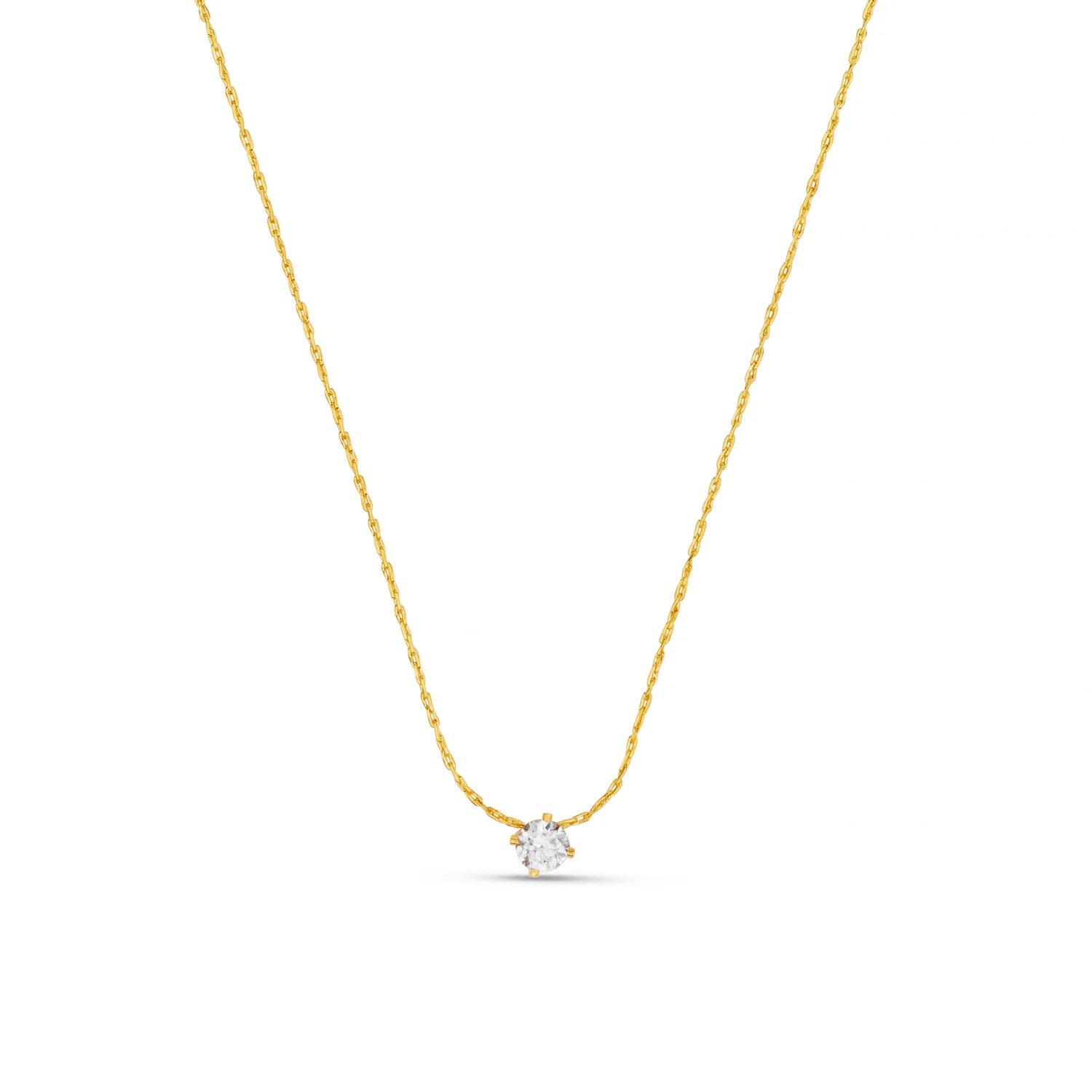 Orelia Fine Crystal Collar Necklace 18k Gold Plated