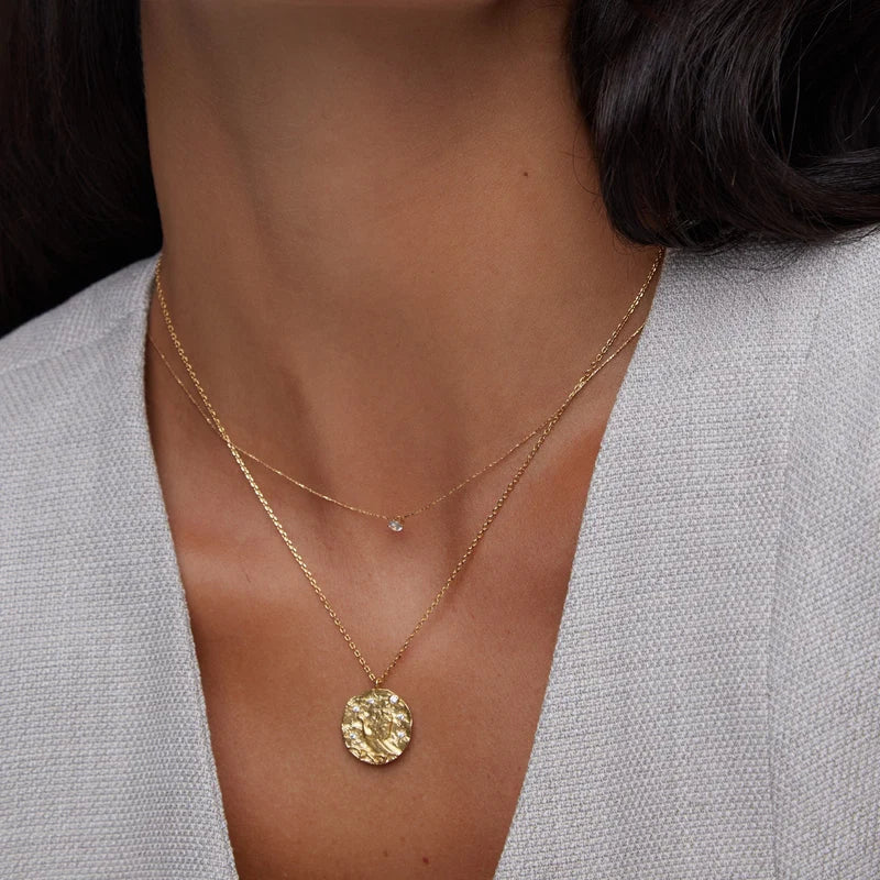 Orelia Fine Crystal Collar Necklace 18k Gold Plated