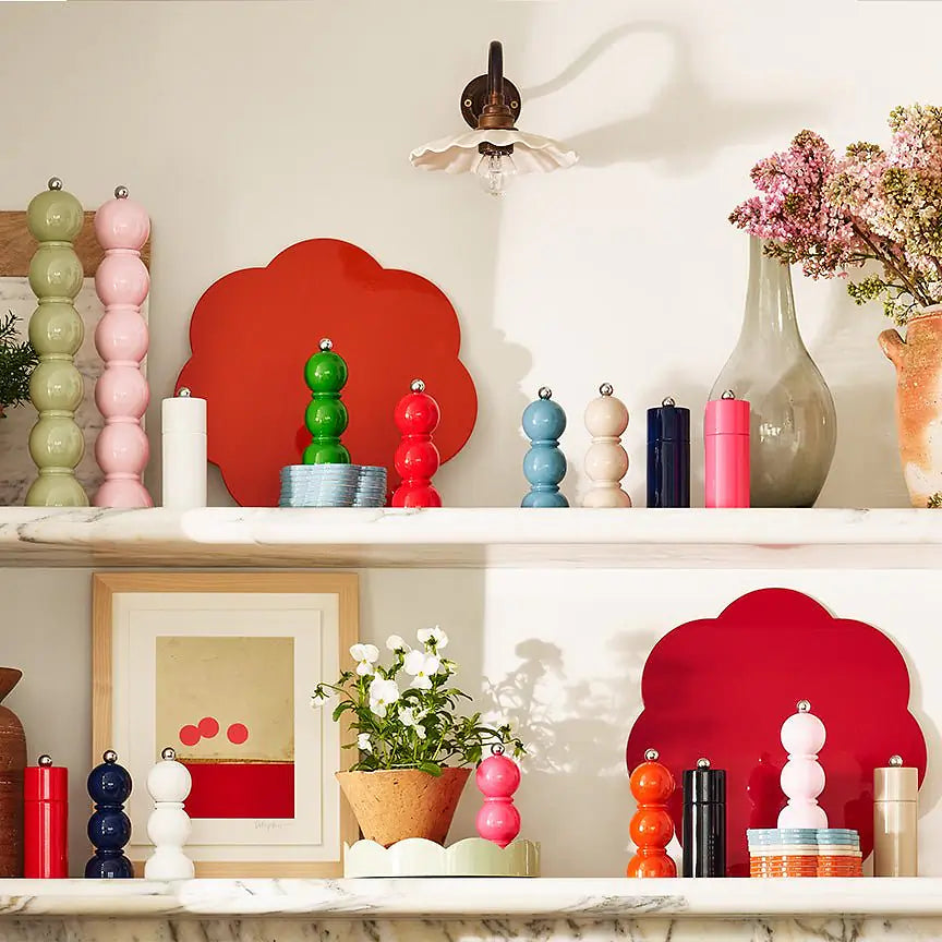 Watermelon Pink Mini Bob Salt or Pepper Mill